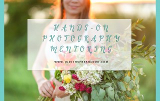hands-on photography mentoring