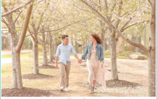 Cherry Blossom engagement session