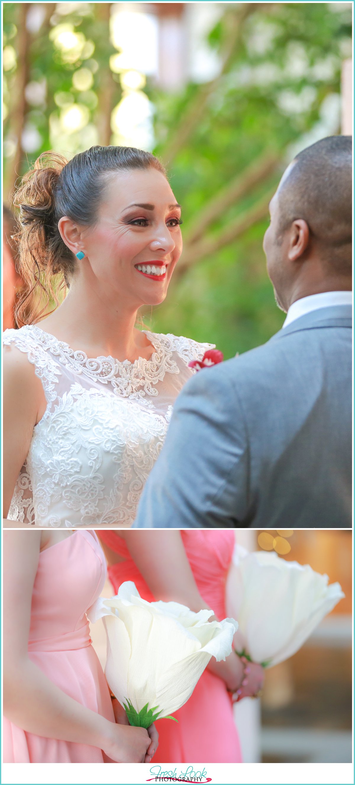 beautiful bride during the wedding