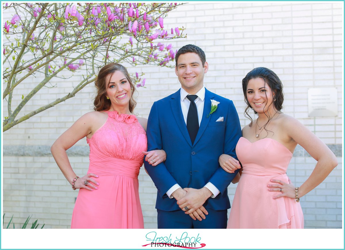 groomsman and bridesmaids