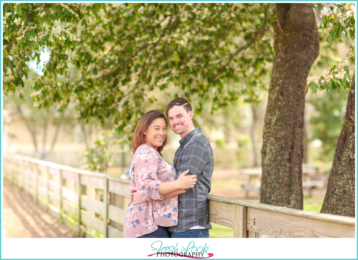 romantic engagement session