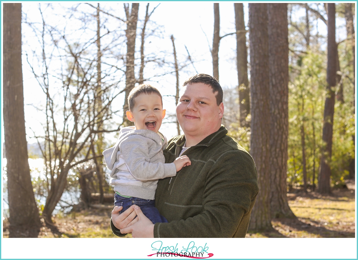 father and son photo shoot