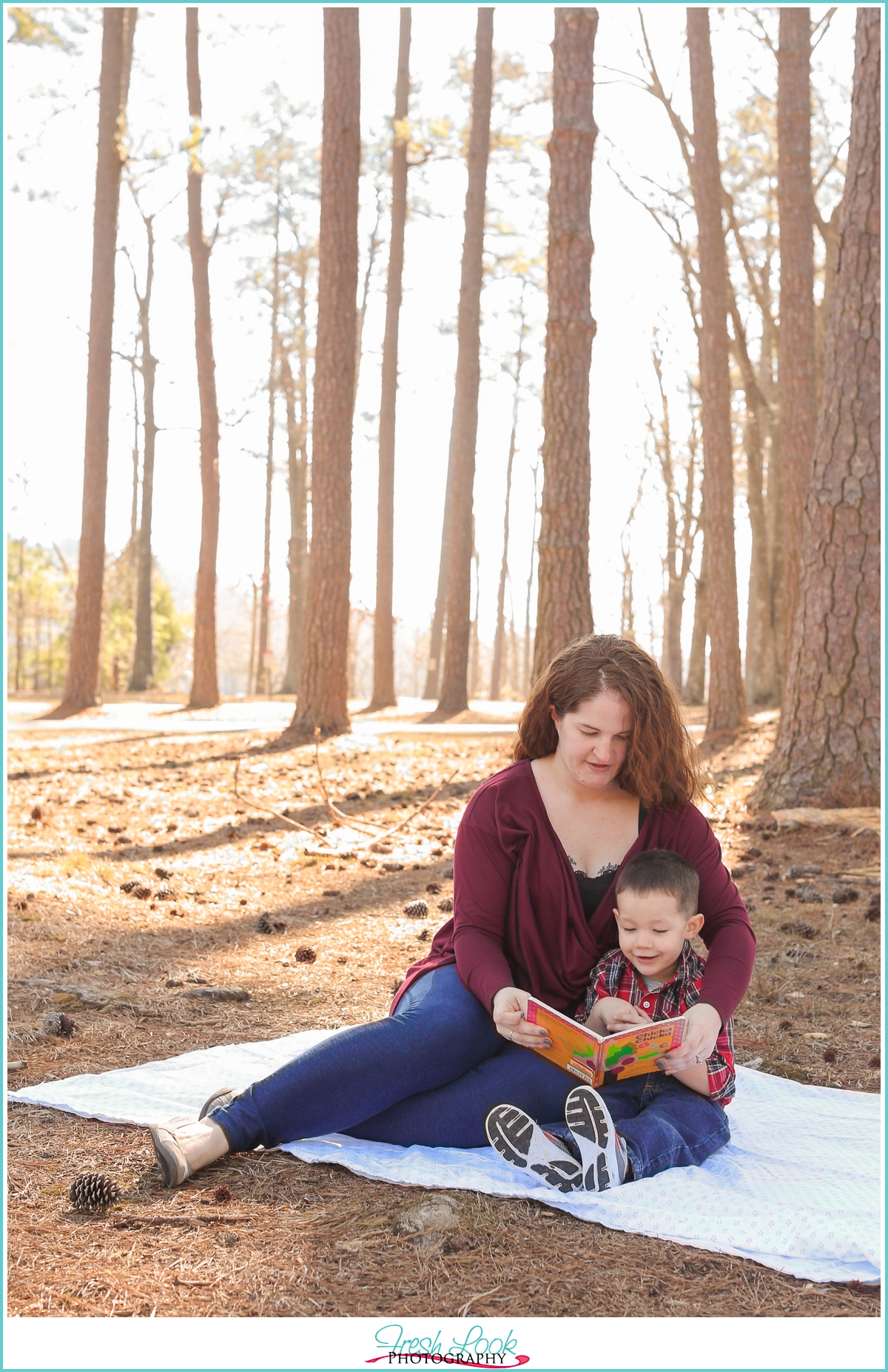reading with mommy