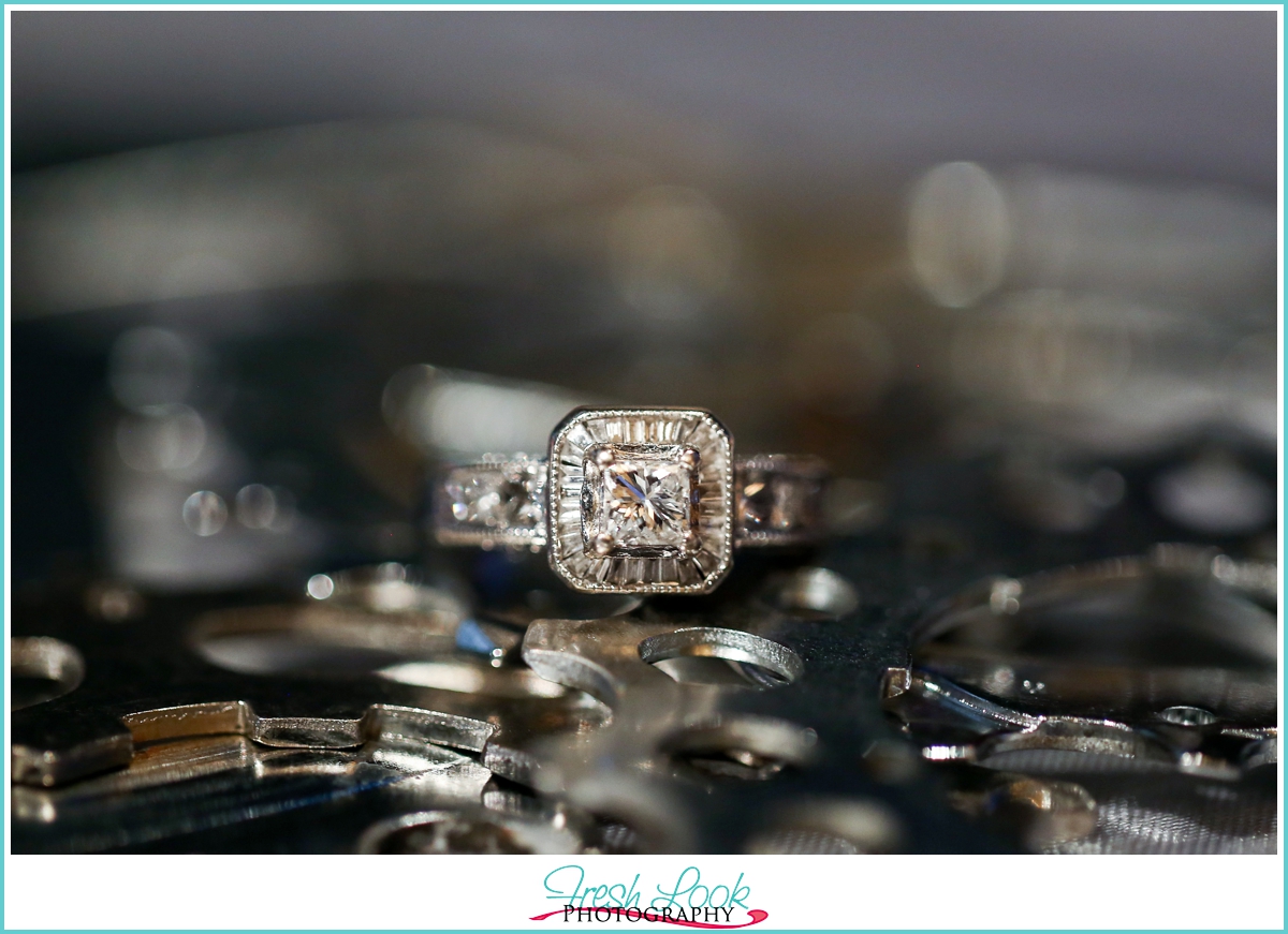 vintage diamond engagement ring