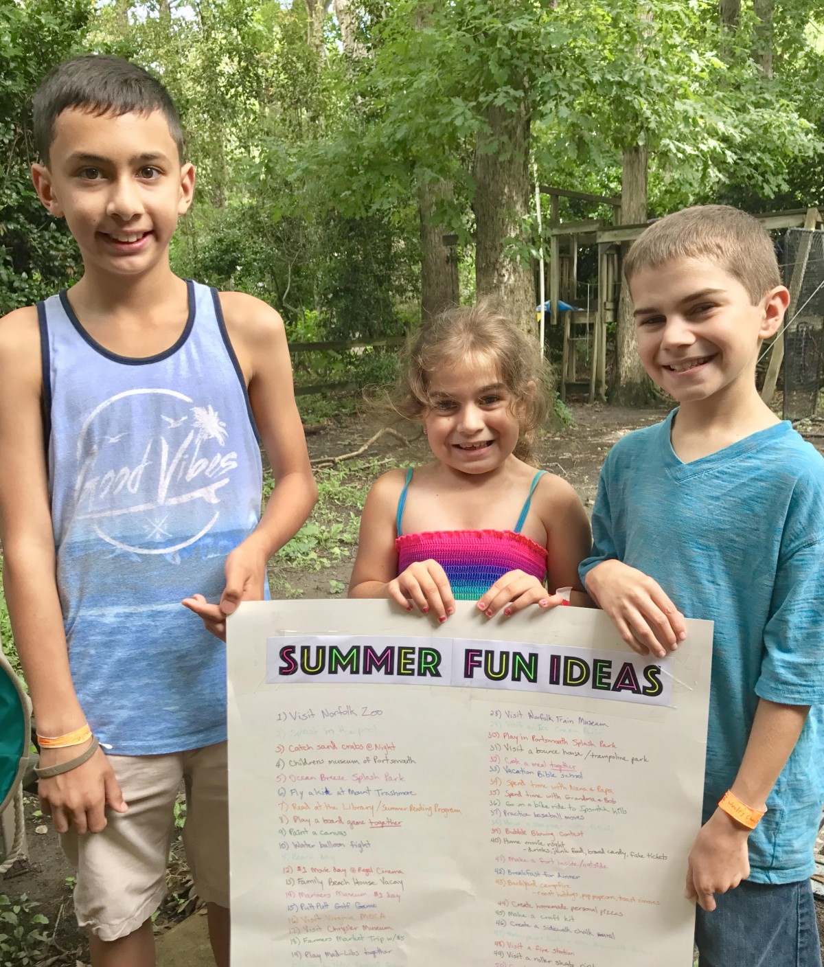 kids summer activities