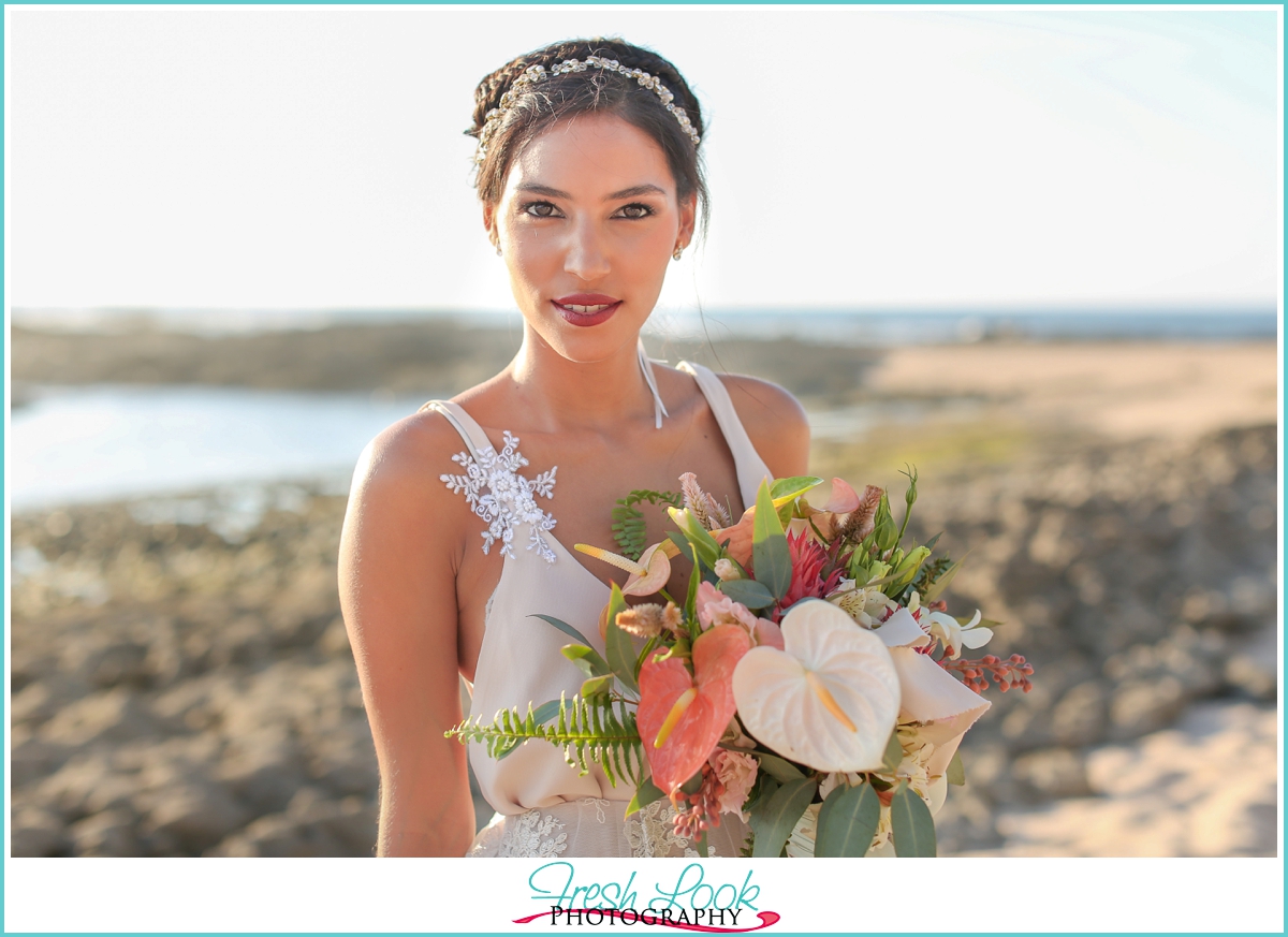 piercing eyes from bride