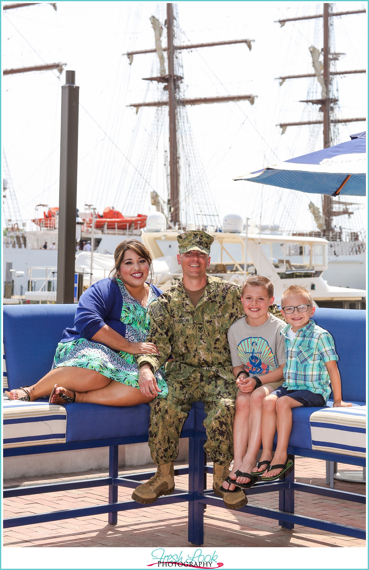 military family photo shoot