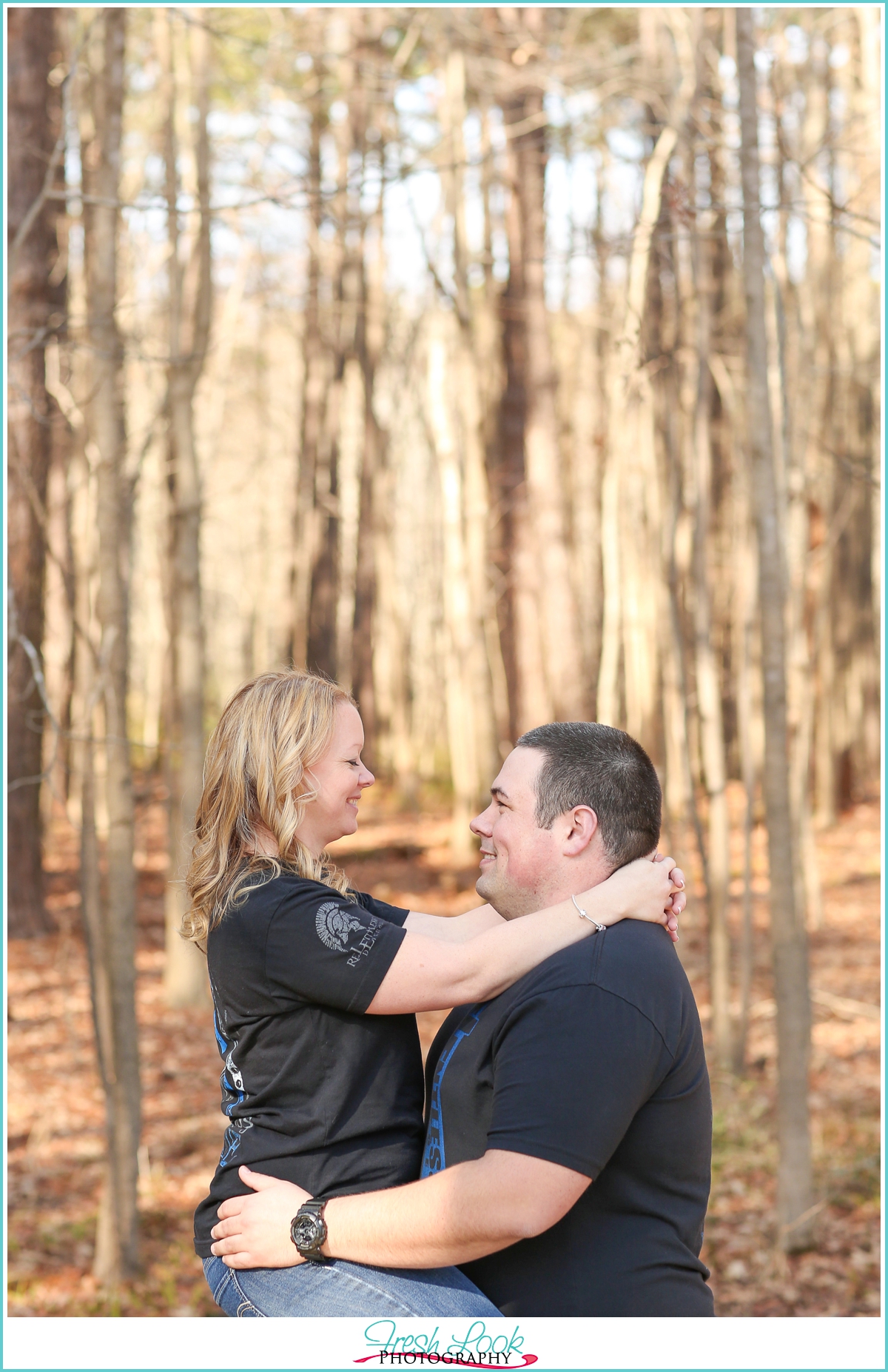 intimate cuddles engagement photos