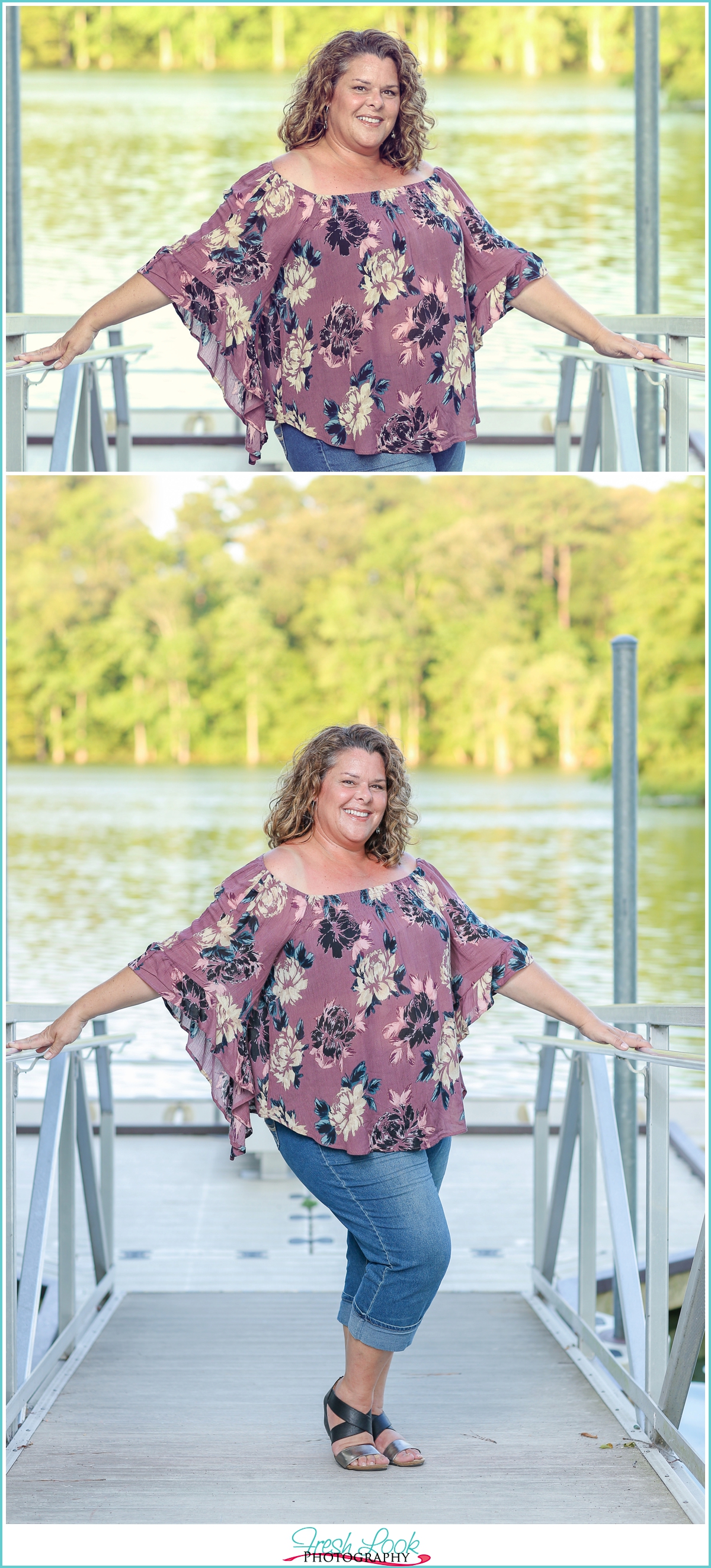 gorgeous lady on the water