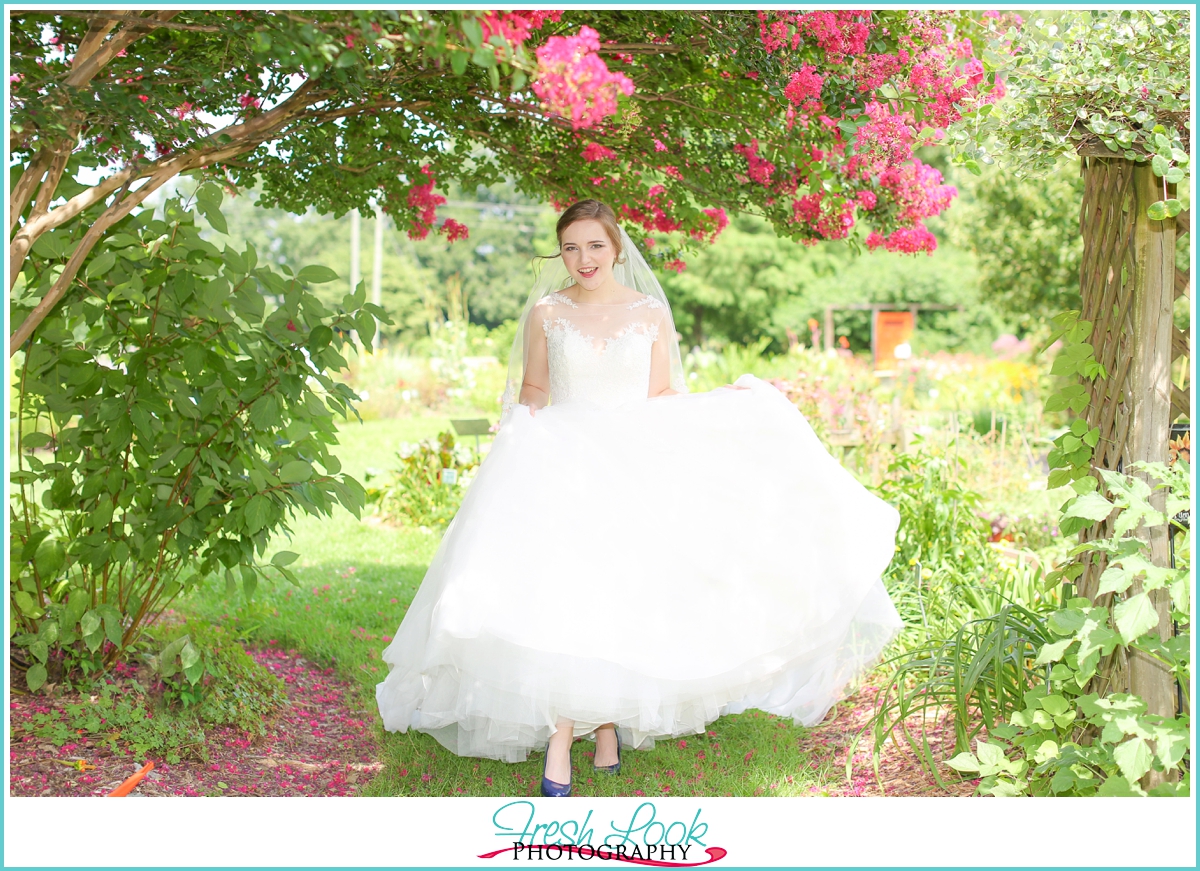 joyful happy bride