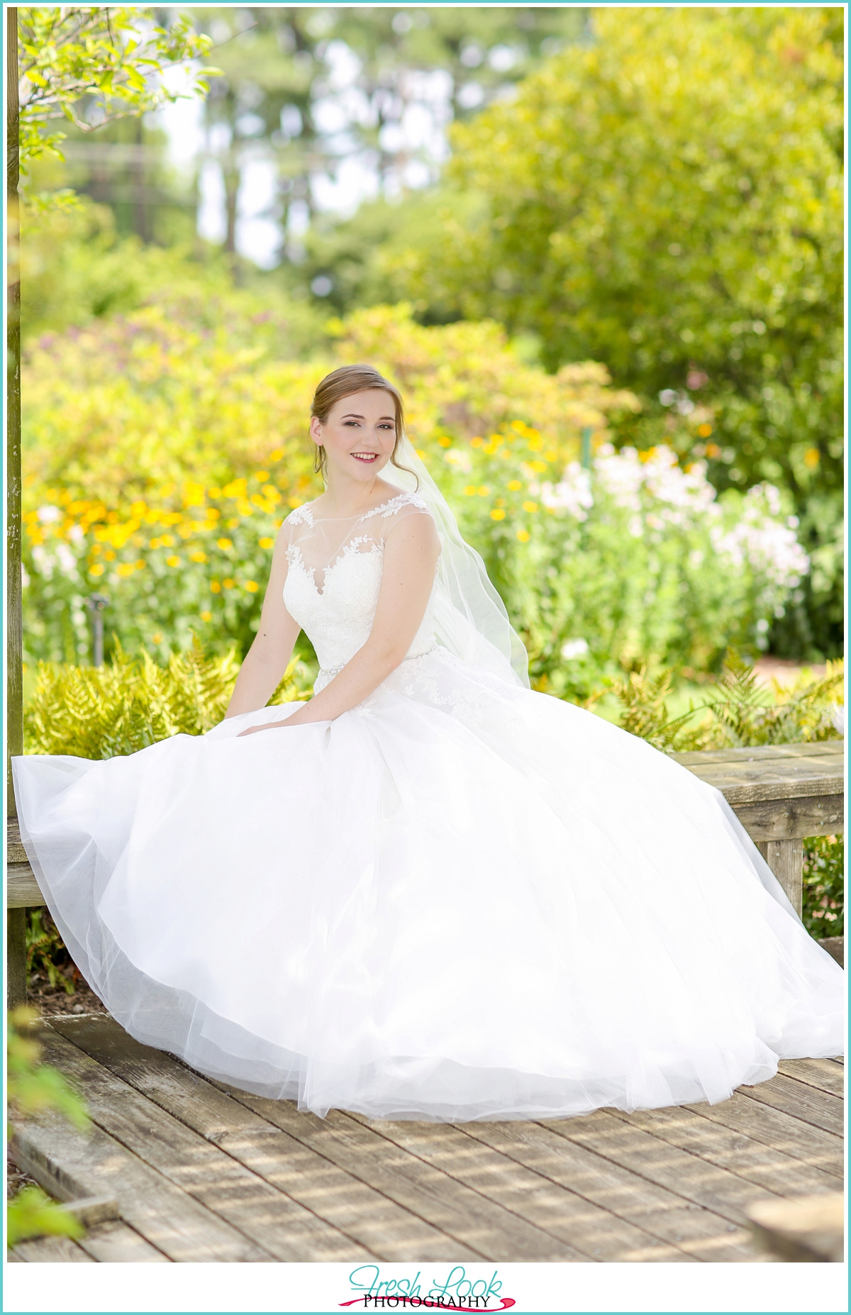 elegant bridal portrait
