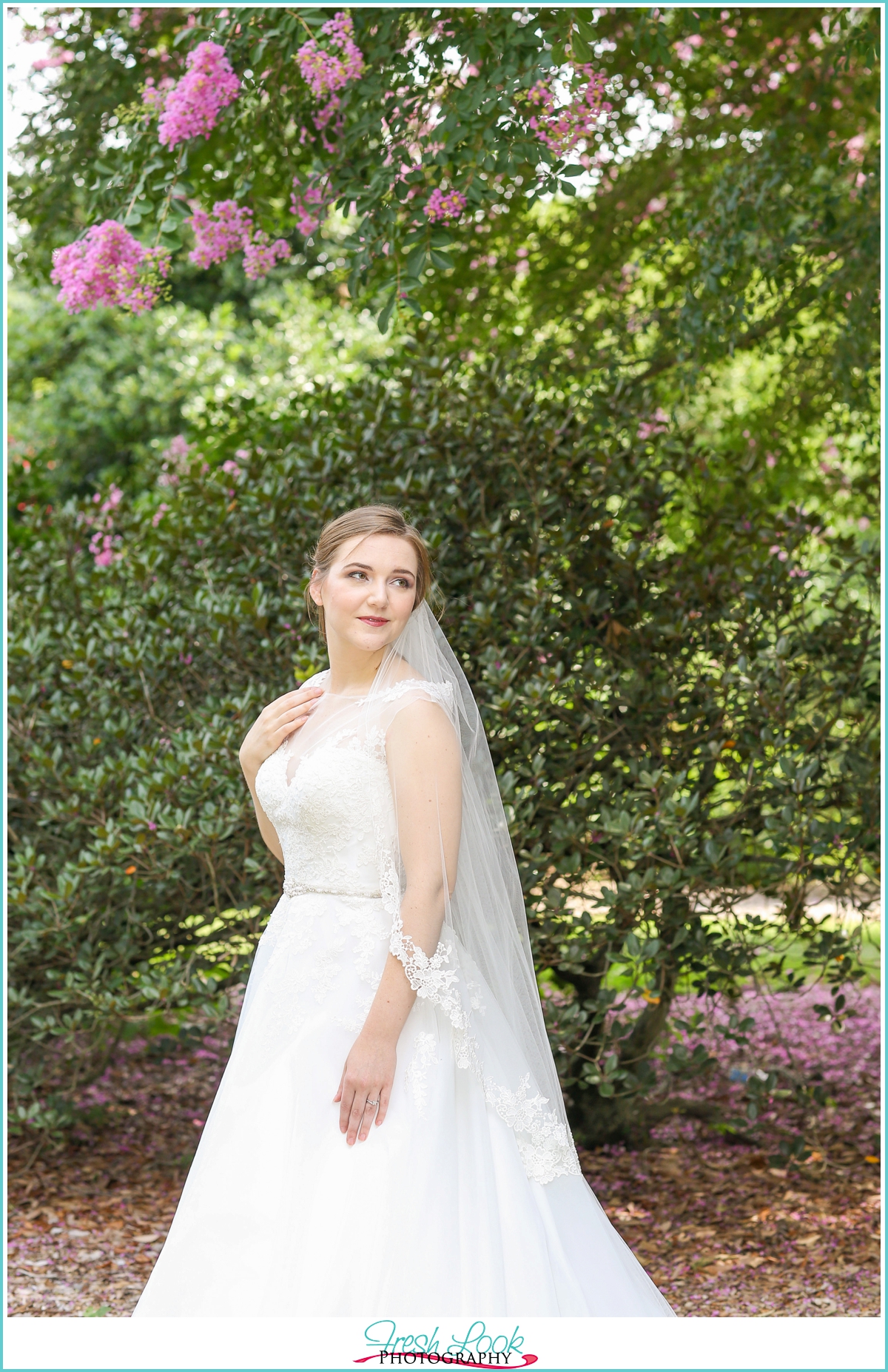 woodsy bridal session