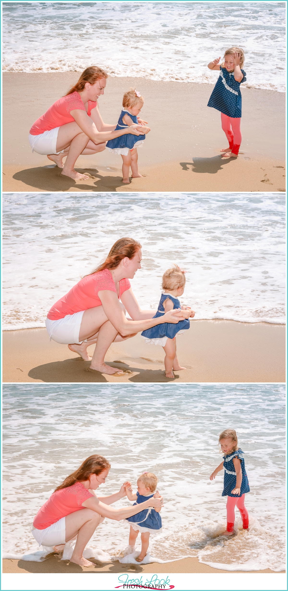 stick your toes in the sand