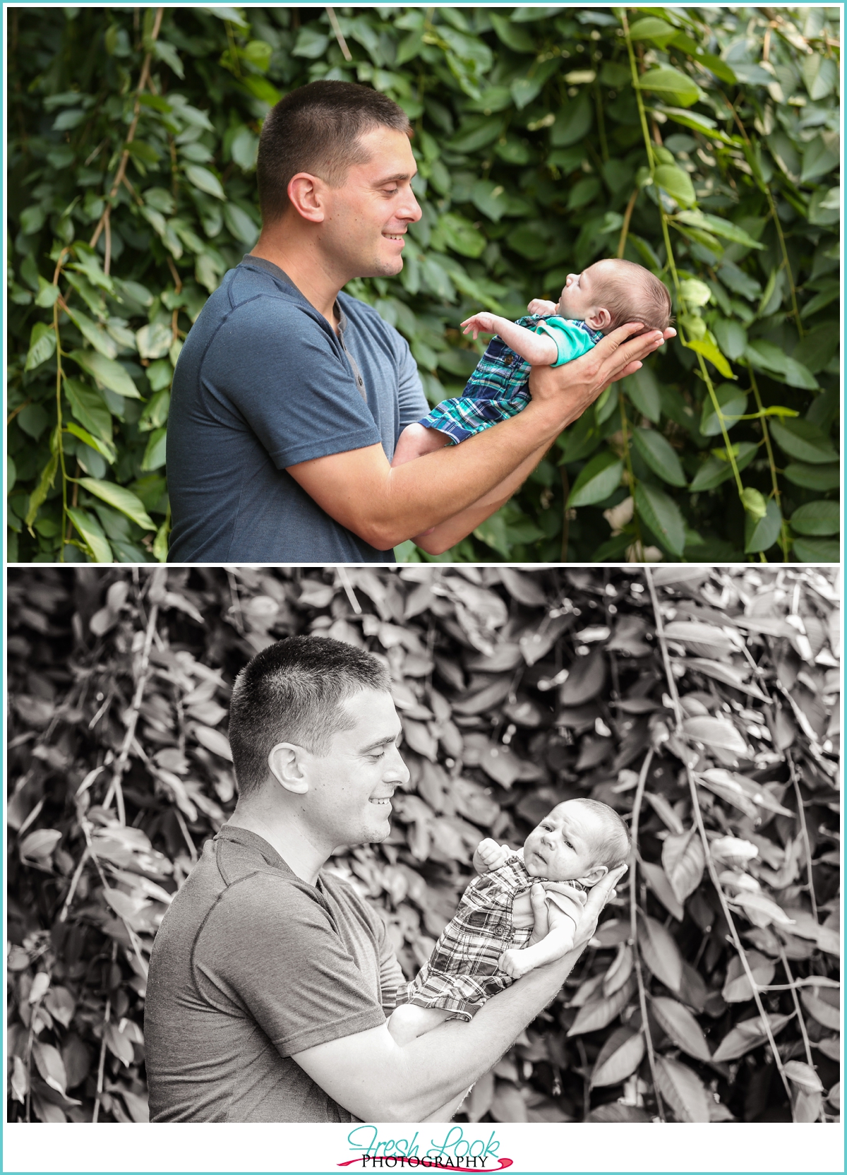 proud daddy photo shoot