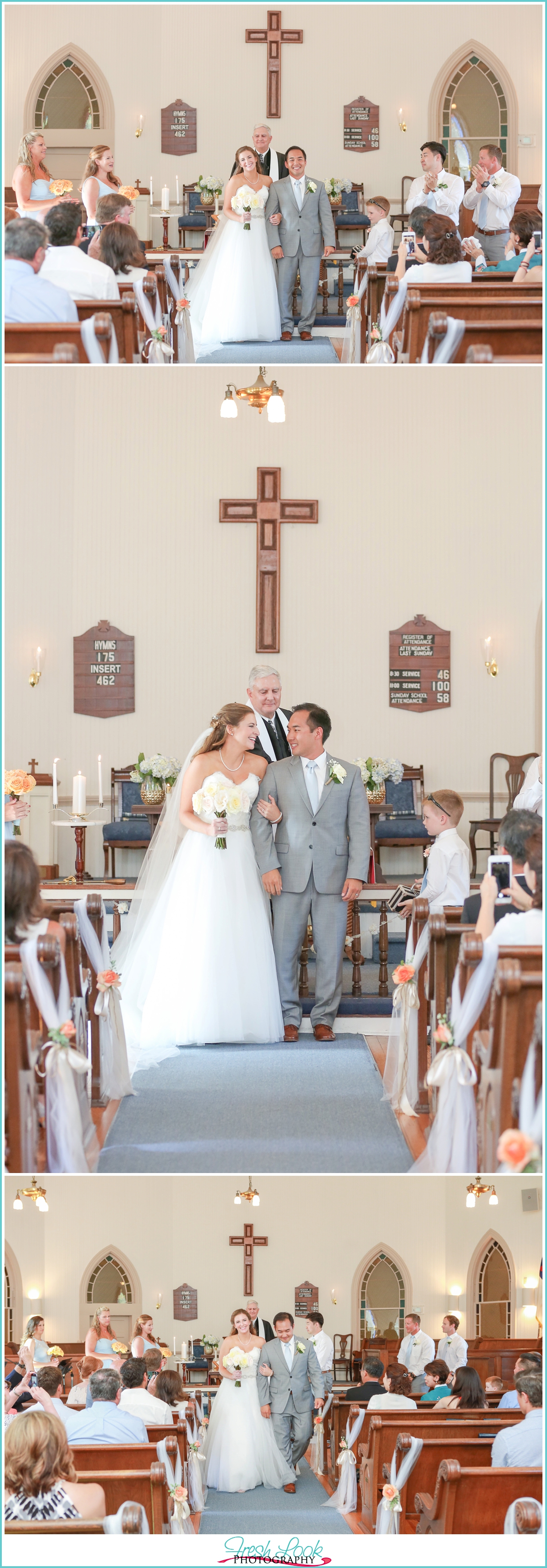 country church wedding ceremony 