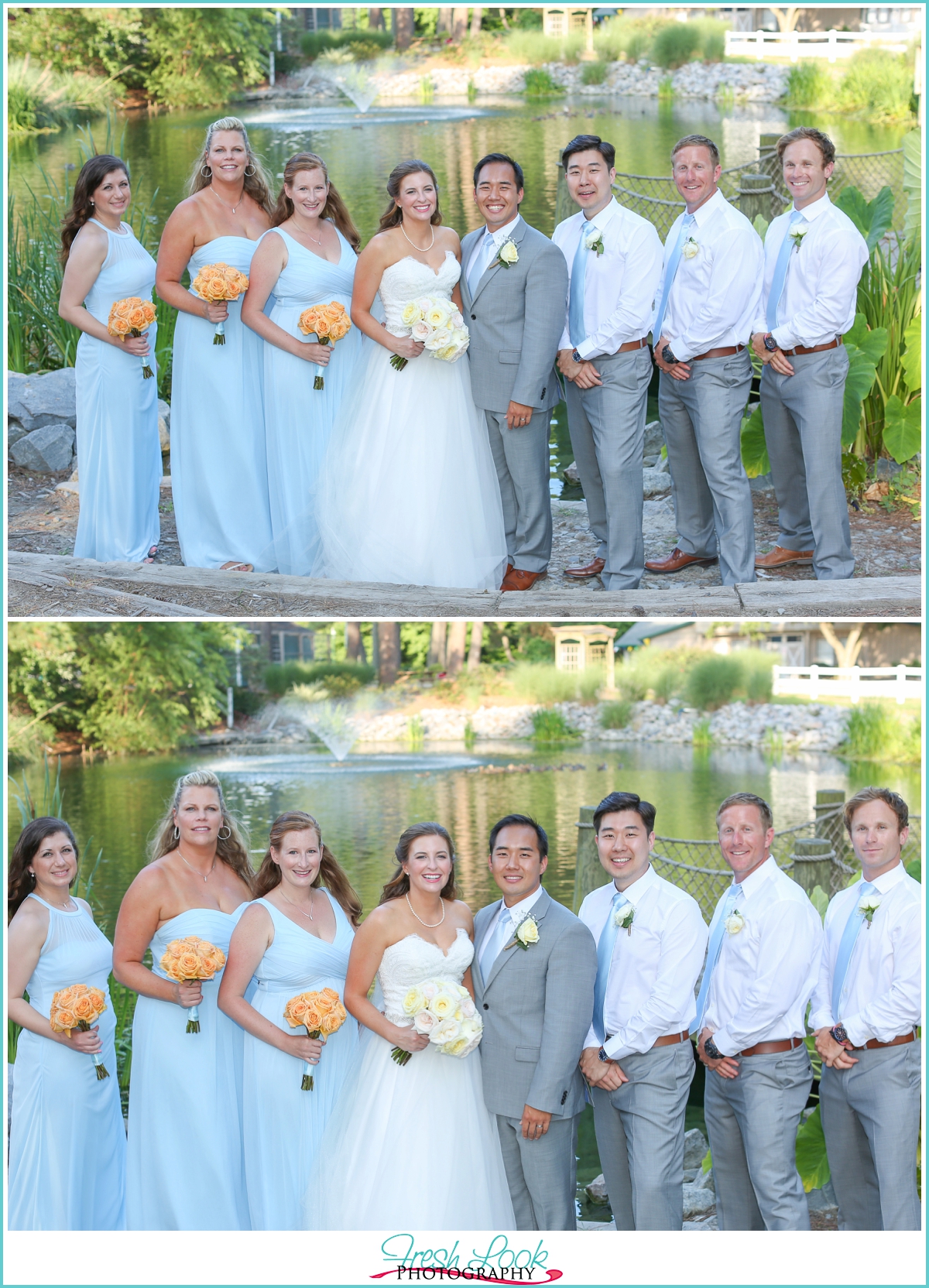 sky blue bridesmaid dresses