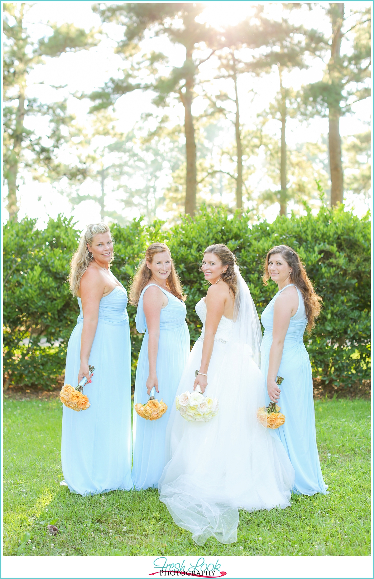 bridesmaids posing ideas