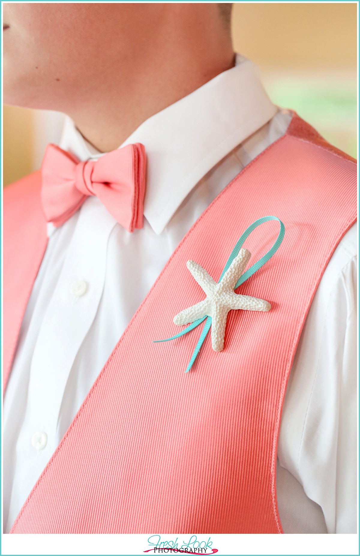 beach inspired boutonniere