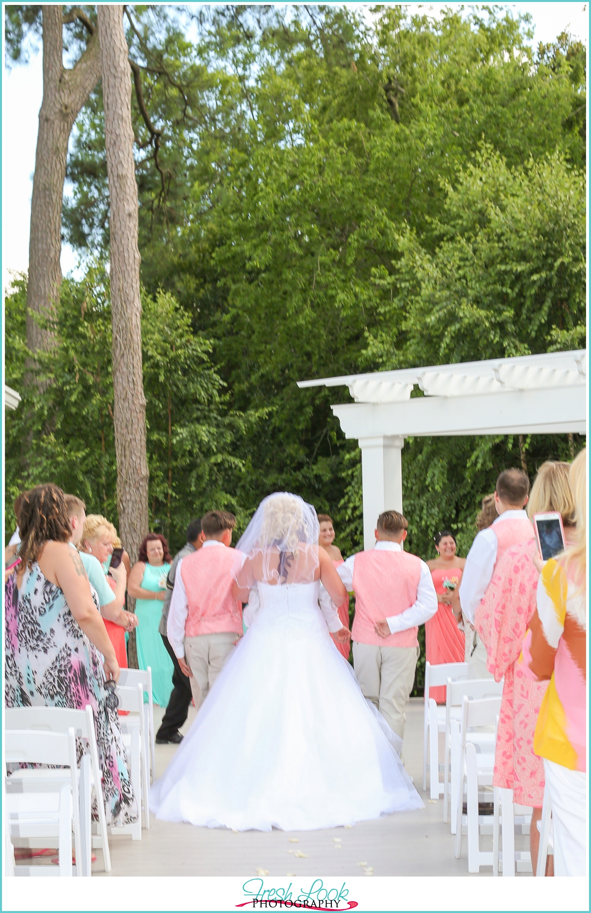 bride walking down the aisle