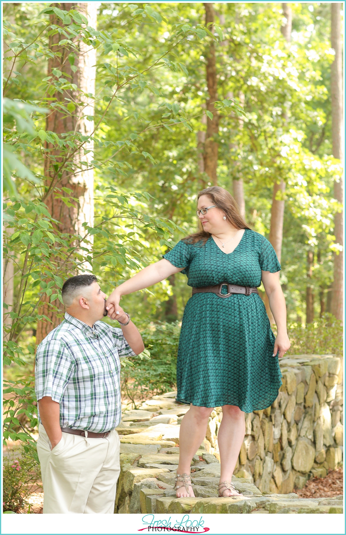 elegant romantic engagement session