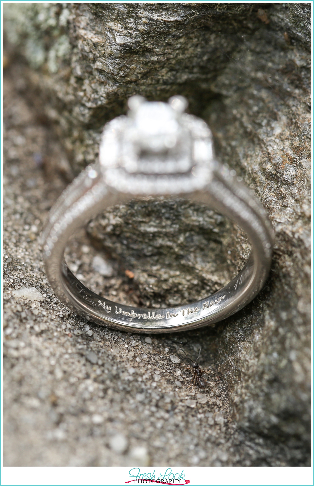 wedding ring with engraving