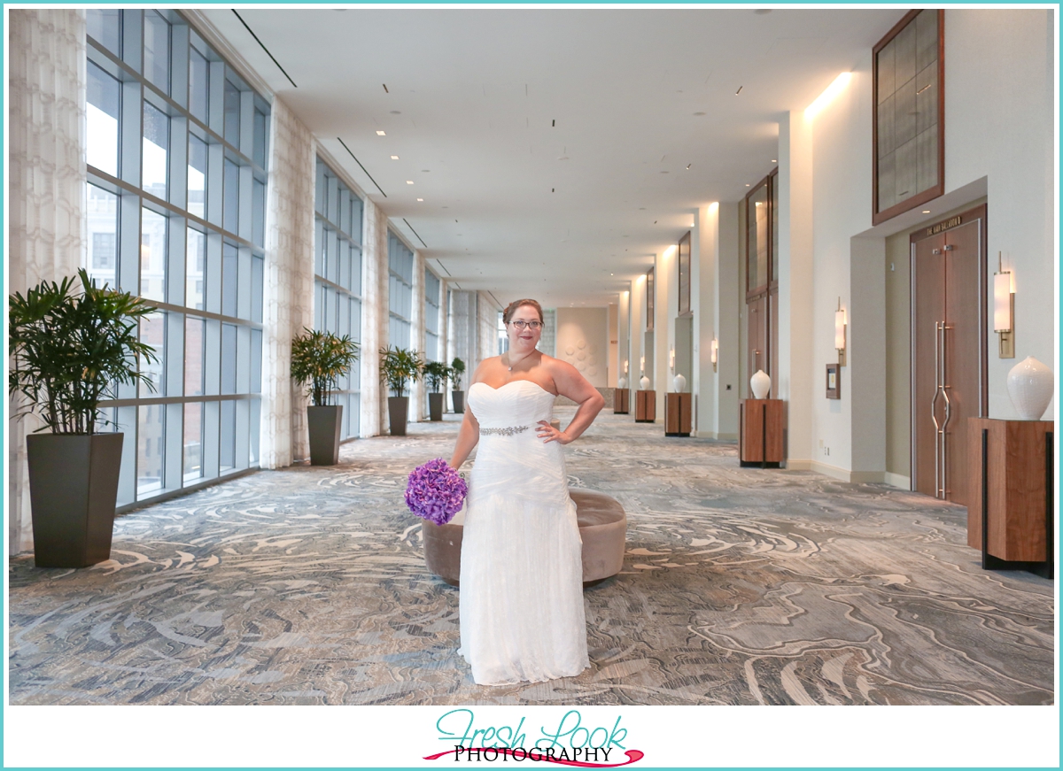 sassy full figured bride