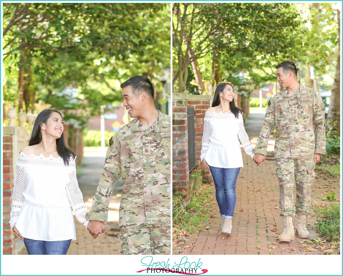 Norfolk patriotic couples photos