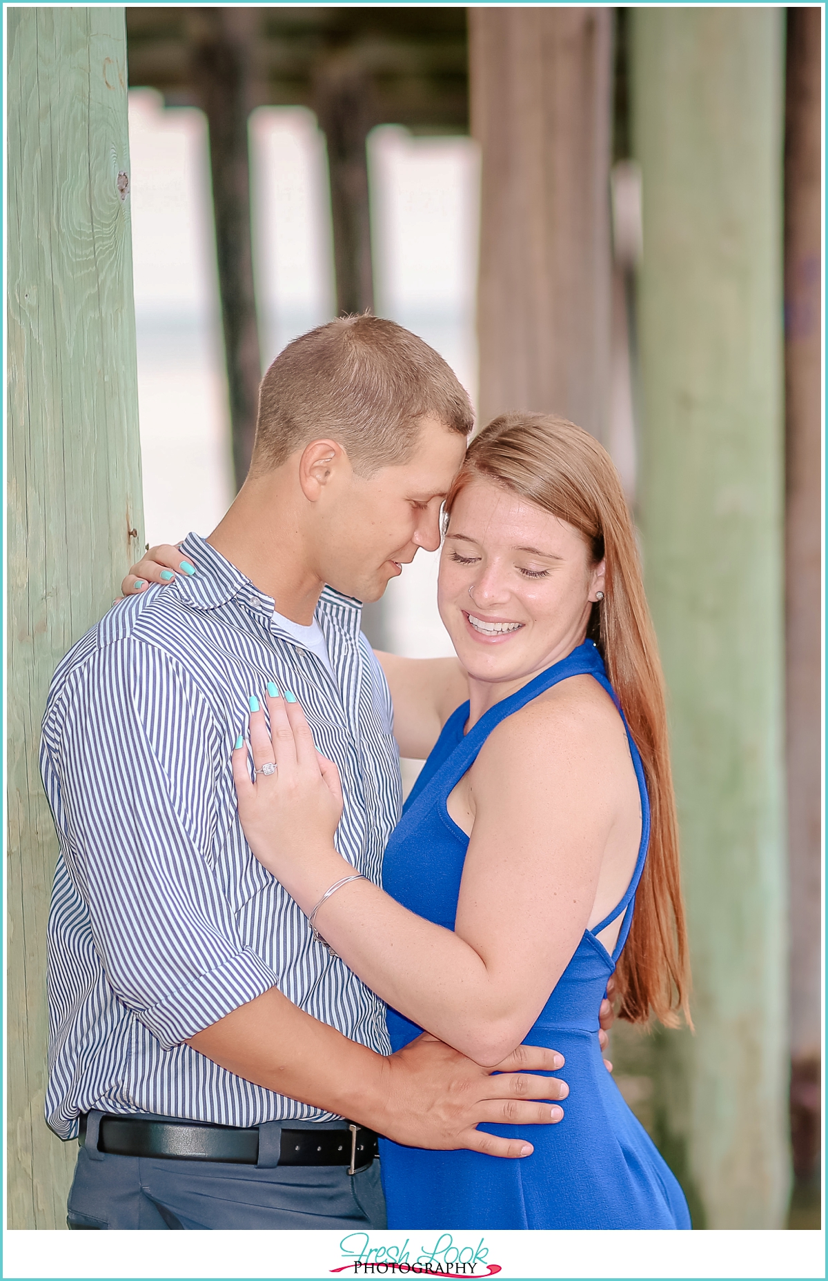 romantic engagement shoot