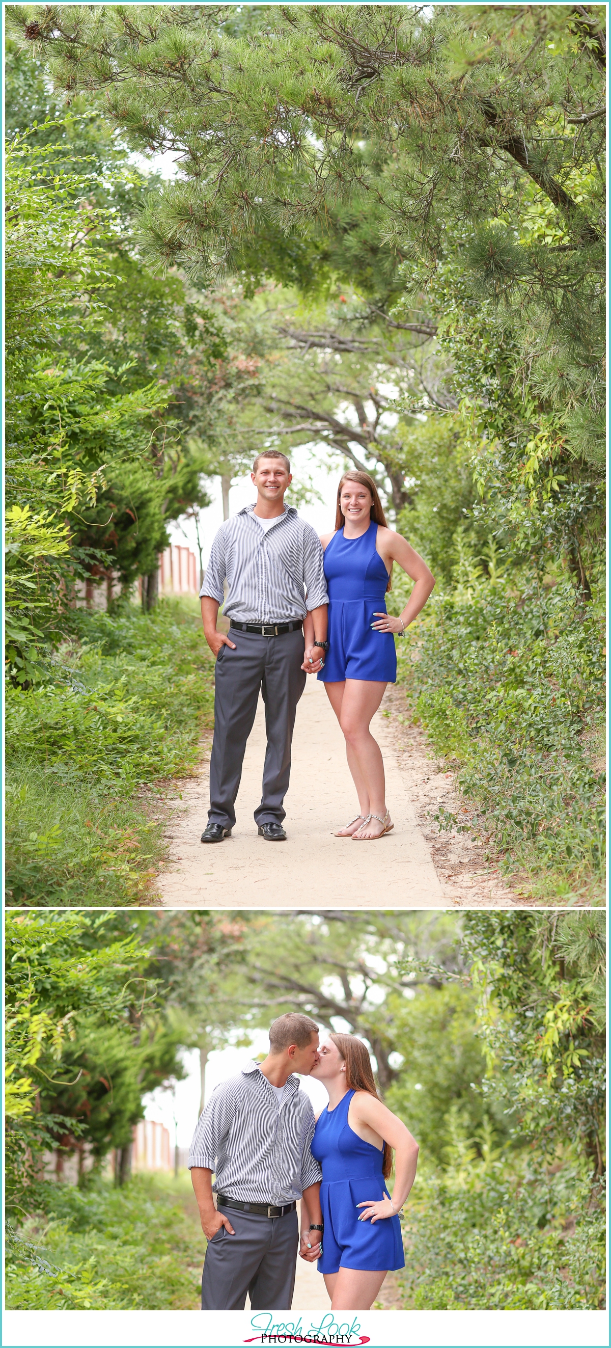 woodsy elegant engagement session