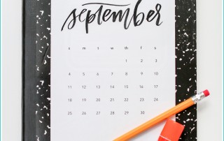 September 2017 monthly goals