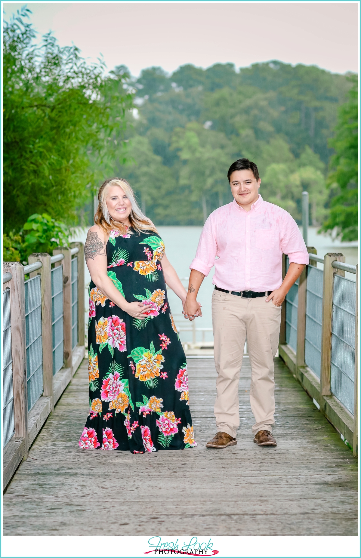 romantic summer engagement shoot