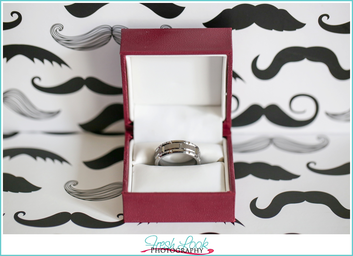 I mustache you a question wedding ring