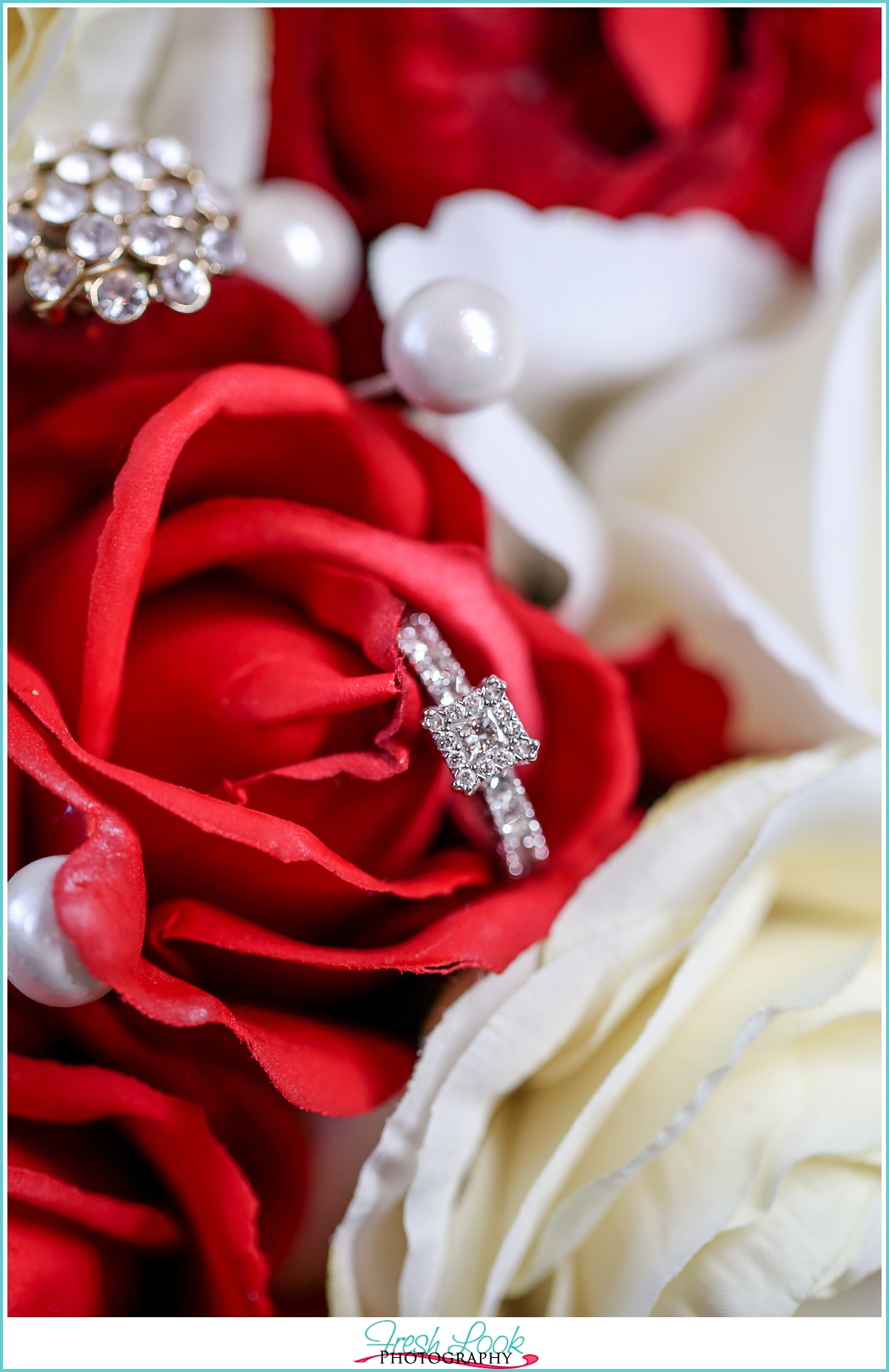 wedding ring detail shot