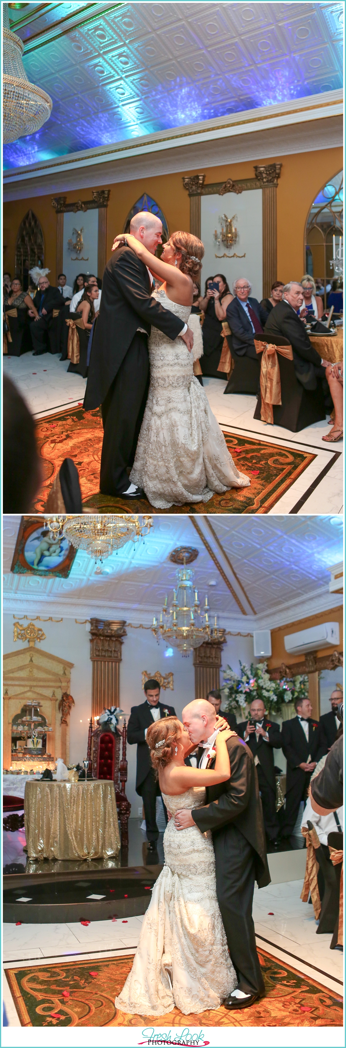 first dance at the wedding reception