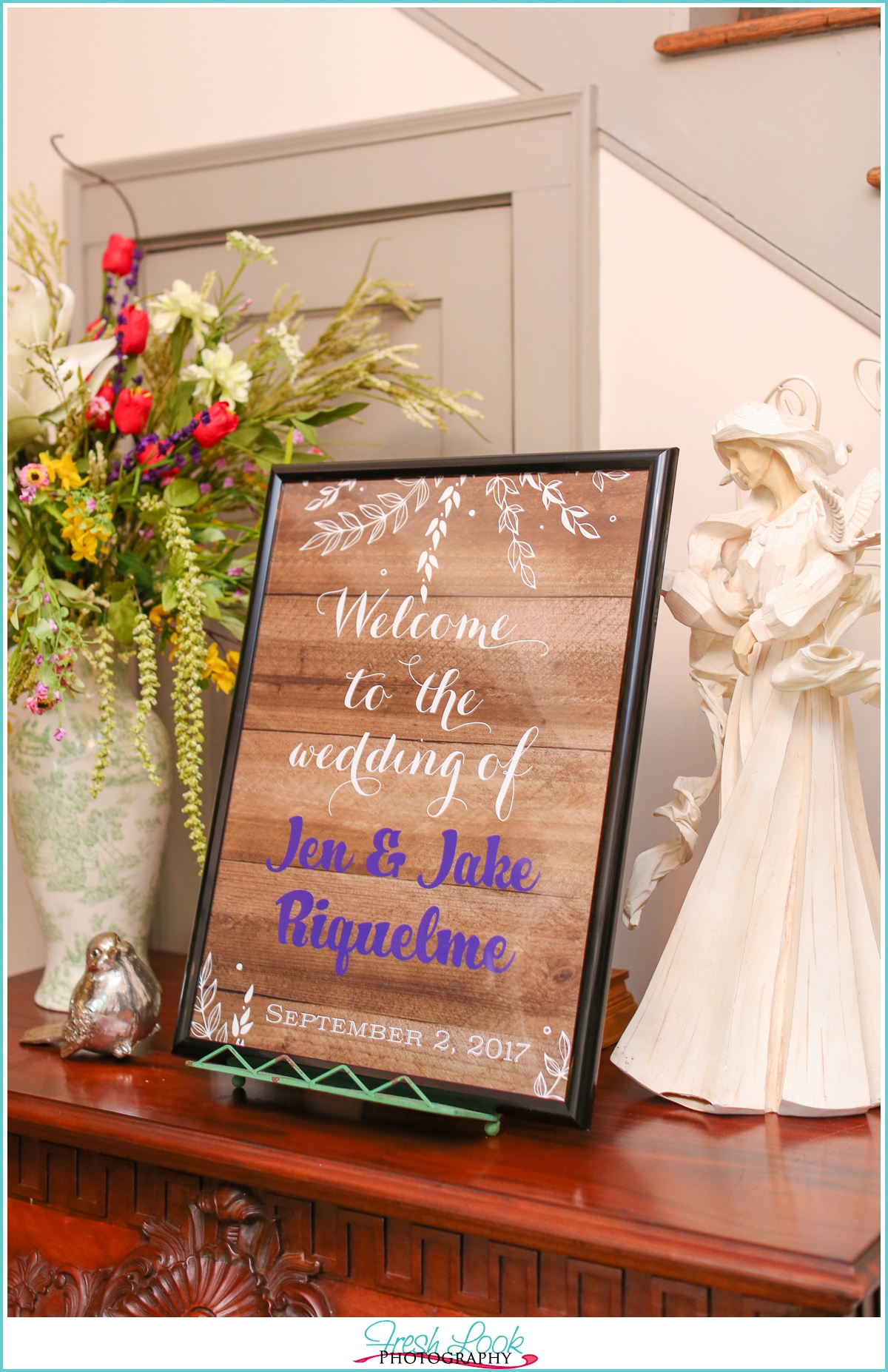 Welcome to the wedding sign