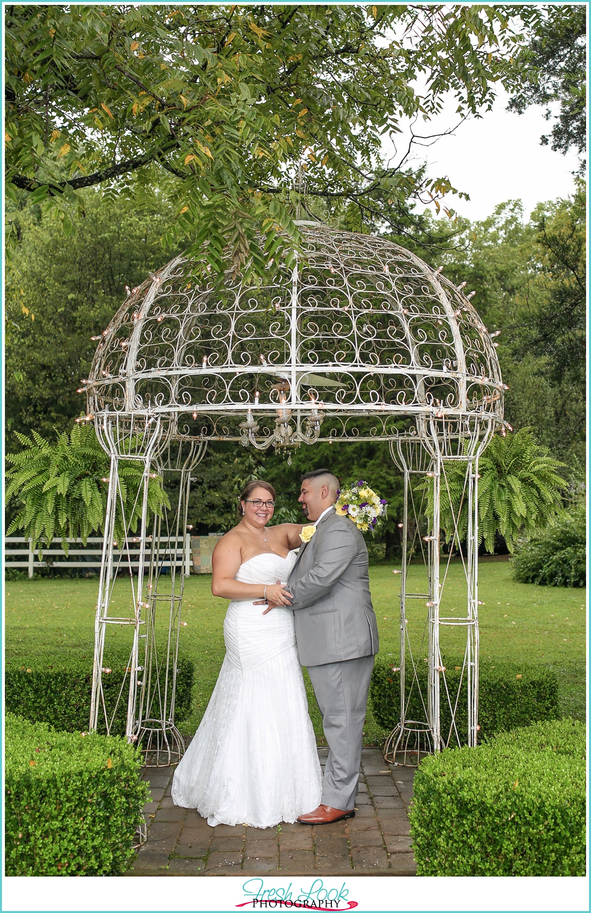 classy bride and groom portraits