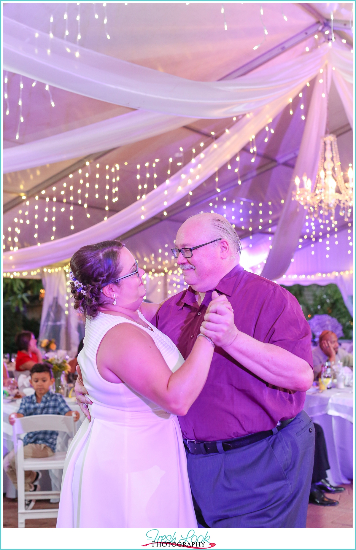 dancing with daddy at the wedding