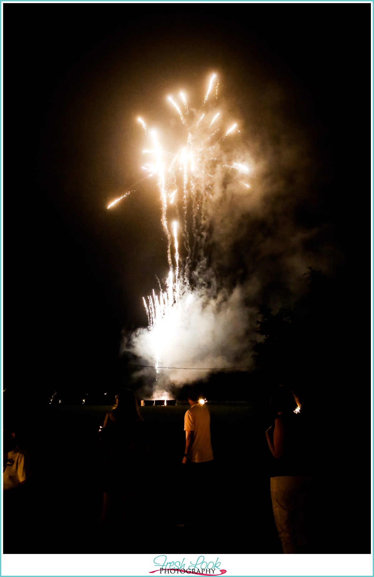 wedding day fireworks