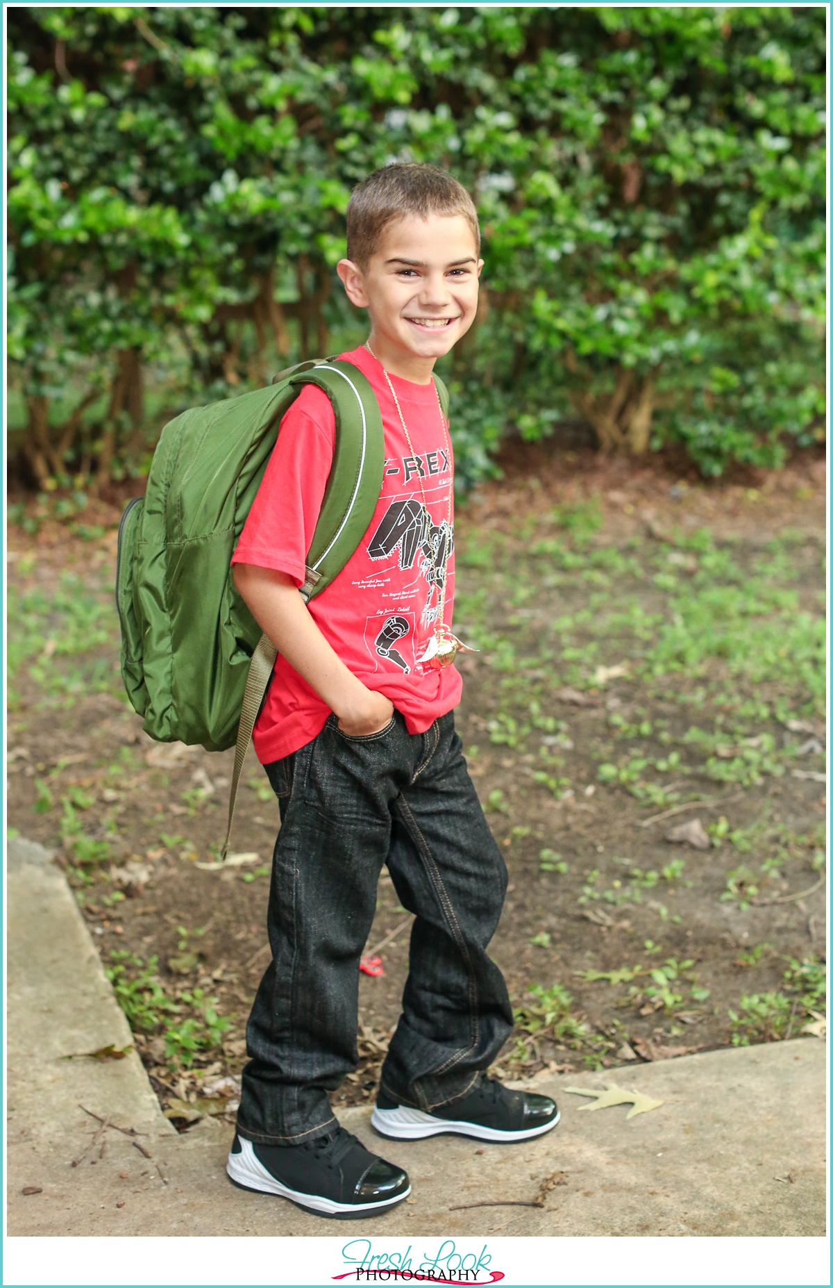 handsome boy back to school