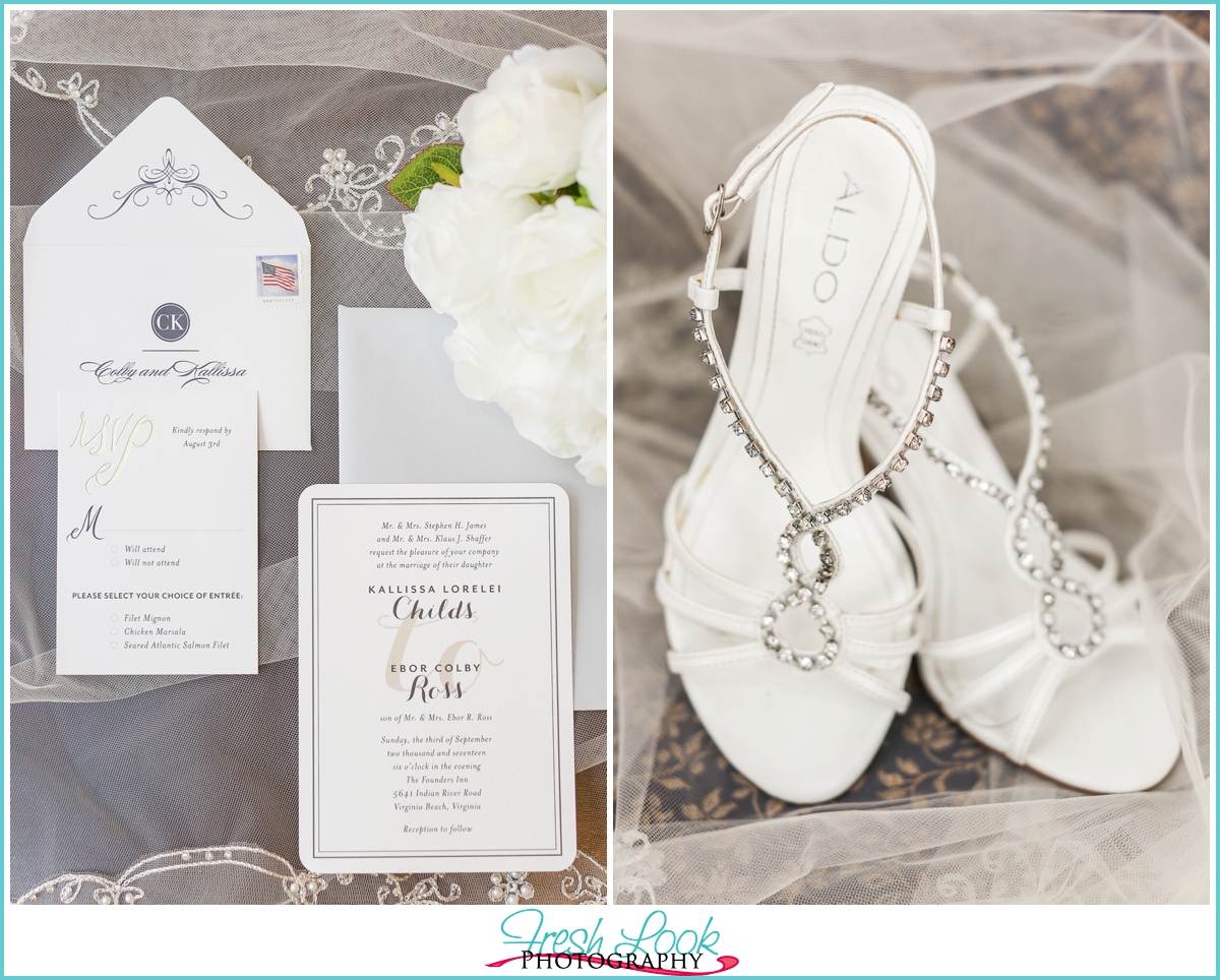 Wedding Invitations and Sparkly Shoes