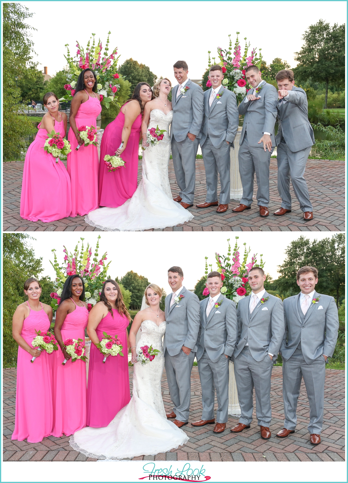 Fun bridal party photos