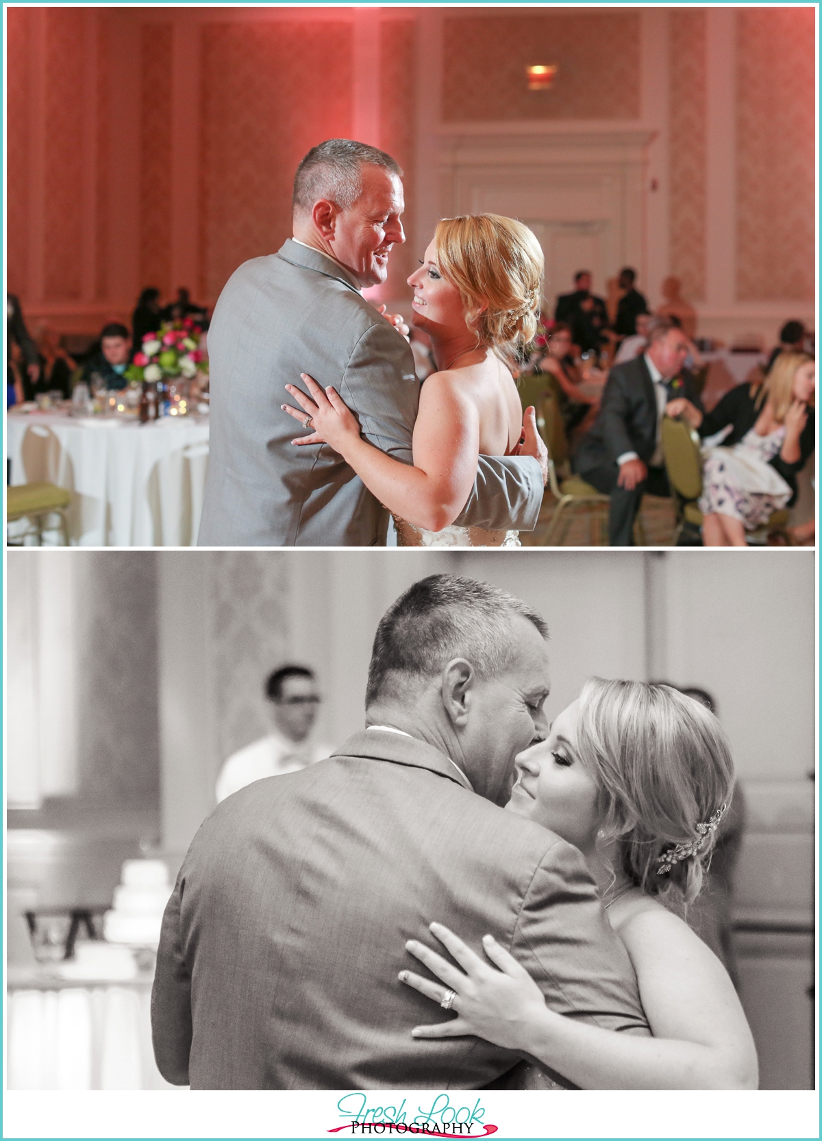 father daughter dance at reception