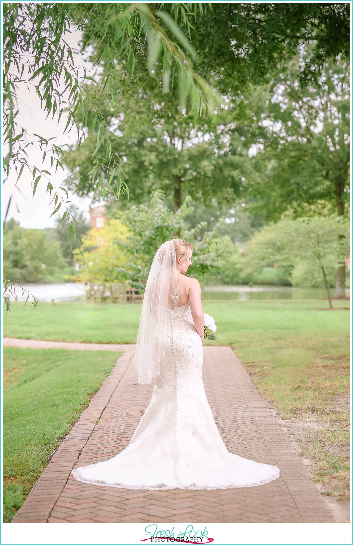 all the rage wedding dress detail