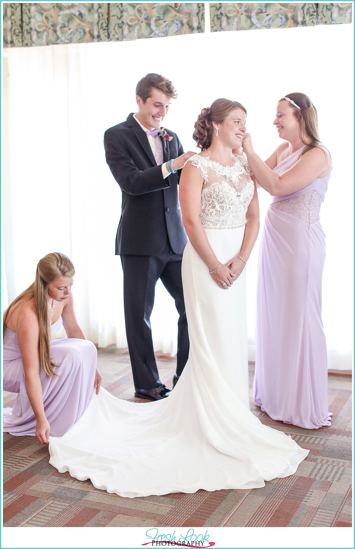 bride getting ready