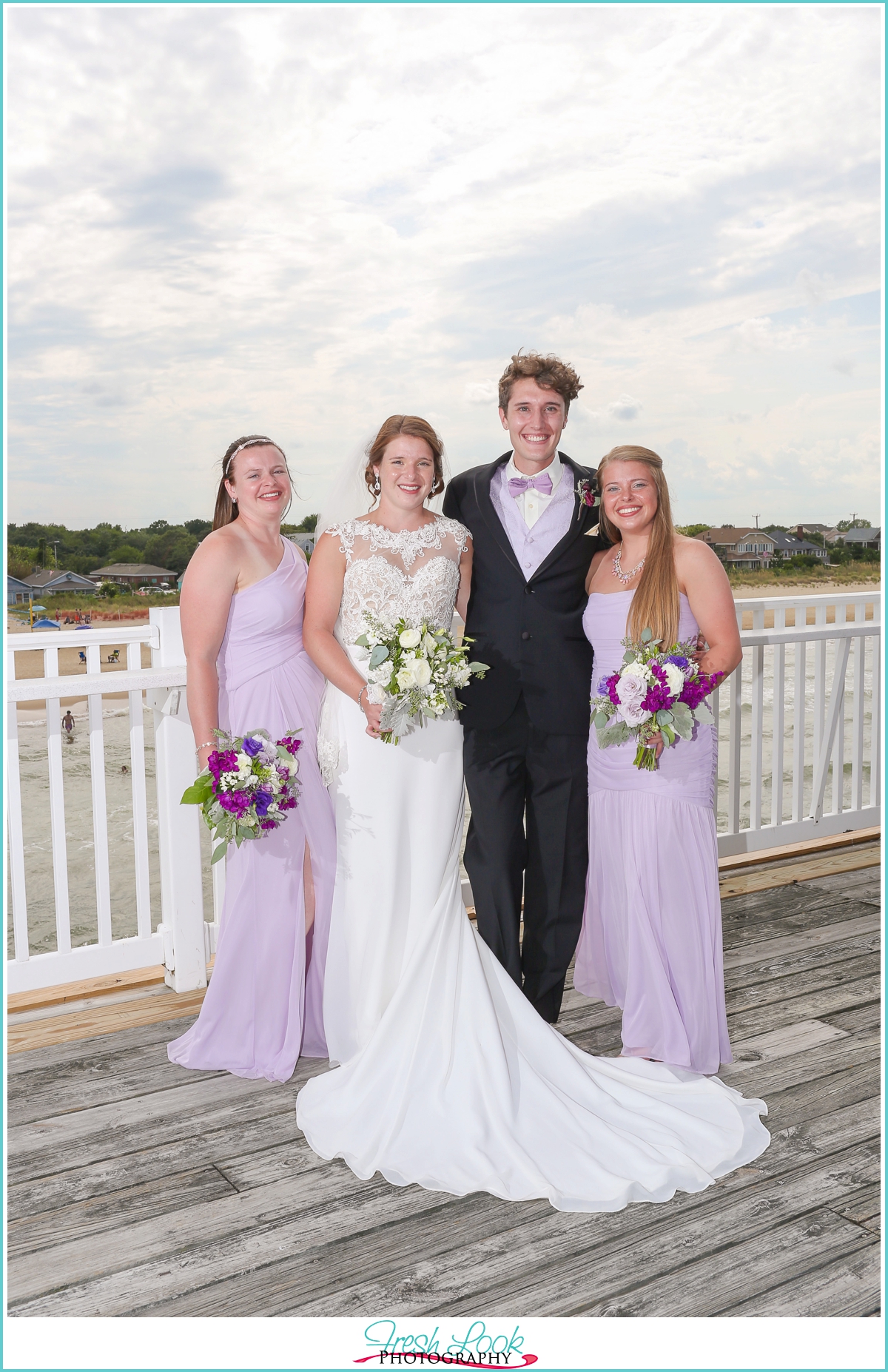 bride and bridesmaids