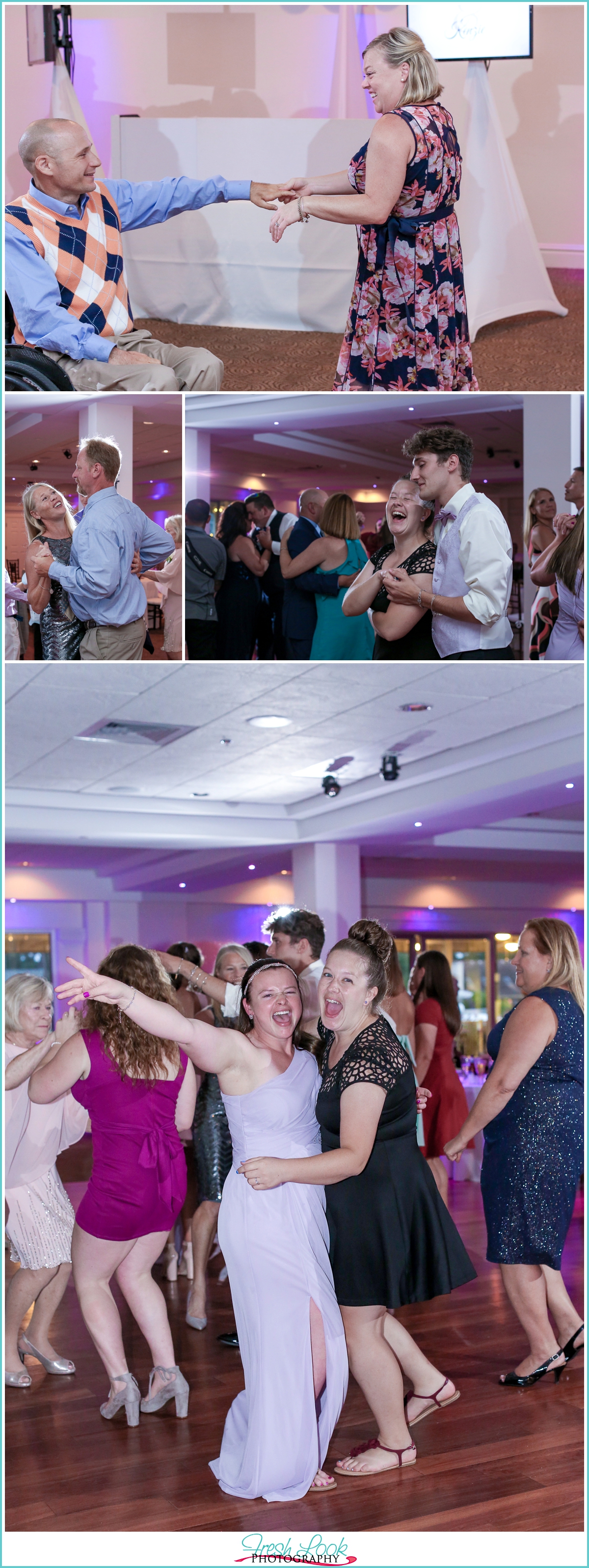 dancing at the wedding reception