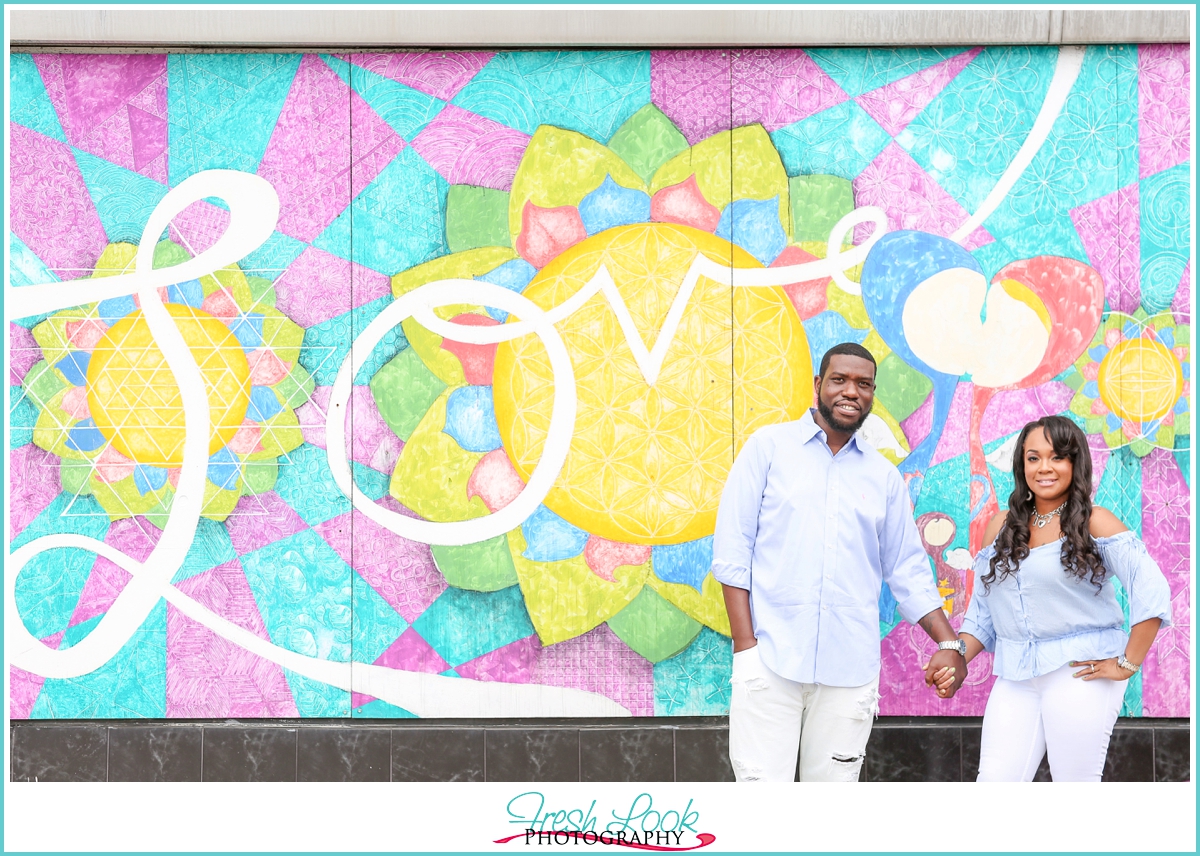 romantic city engagement session