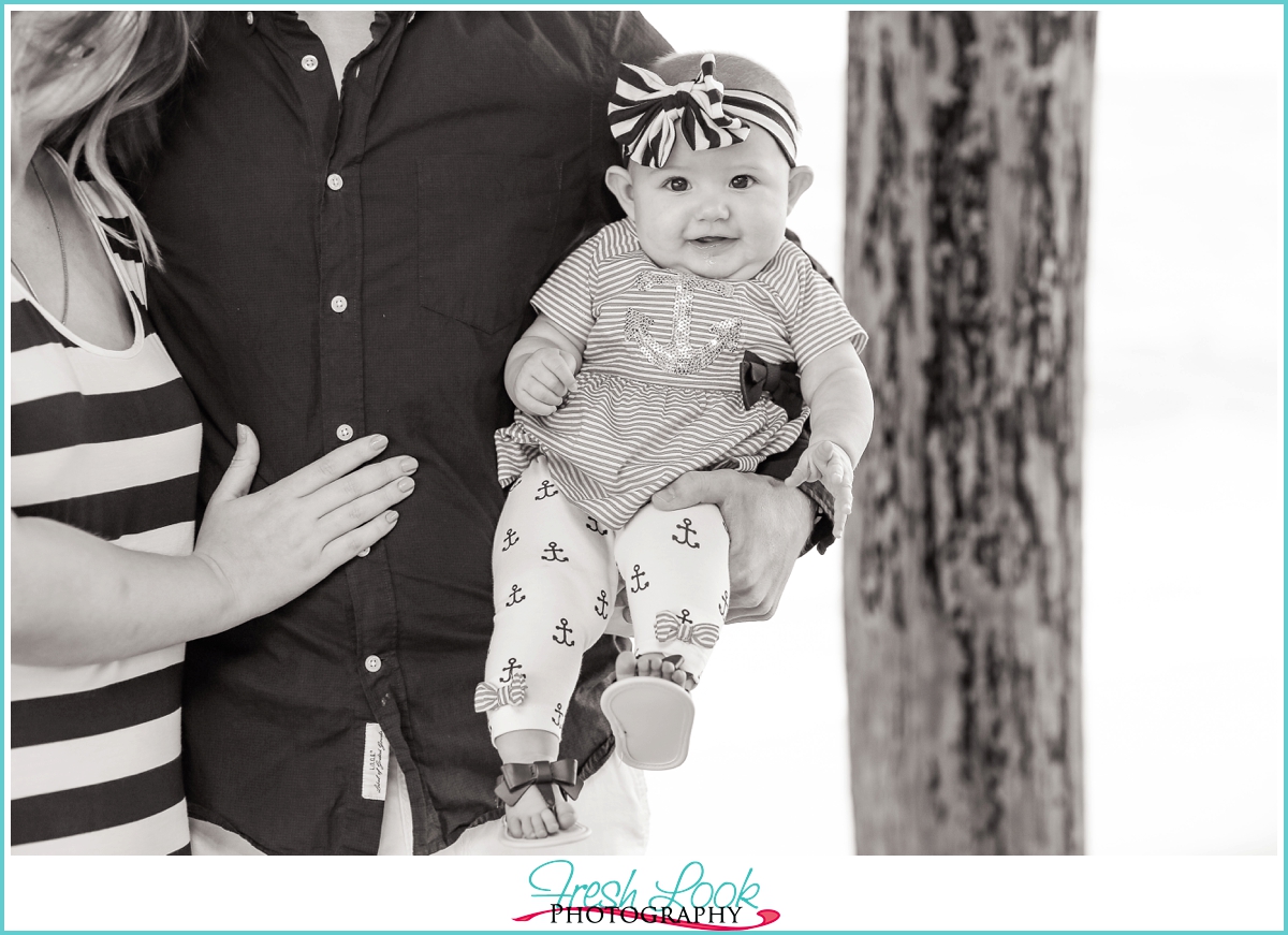 black and white baby photography