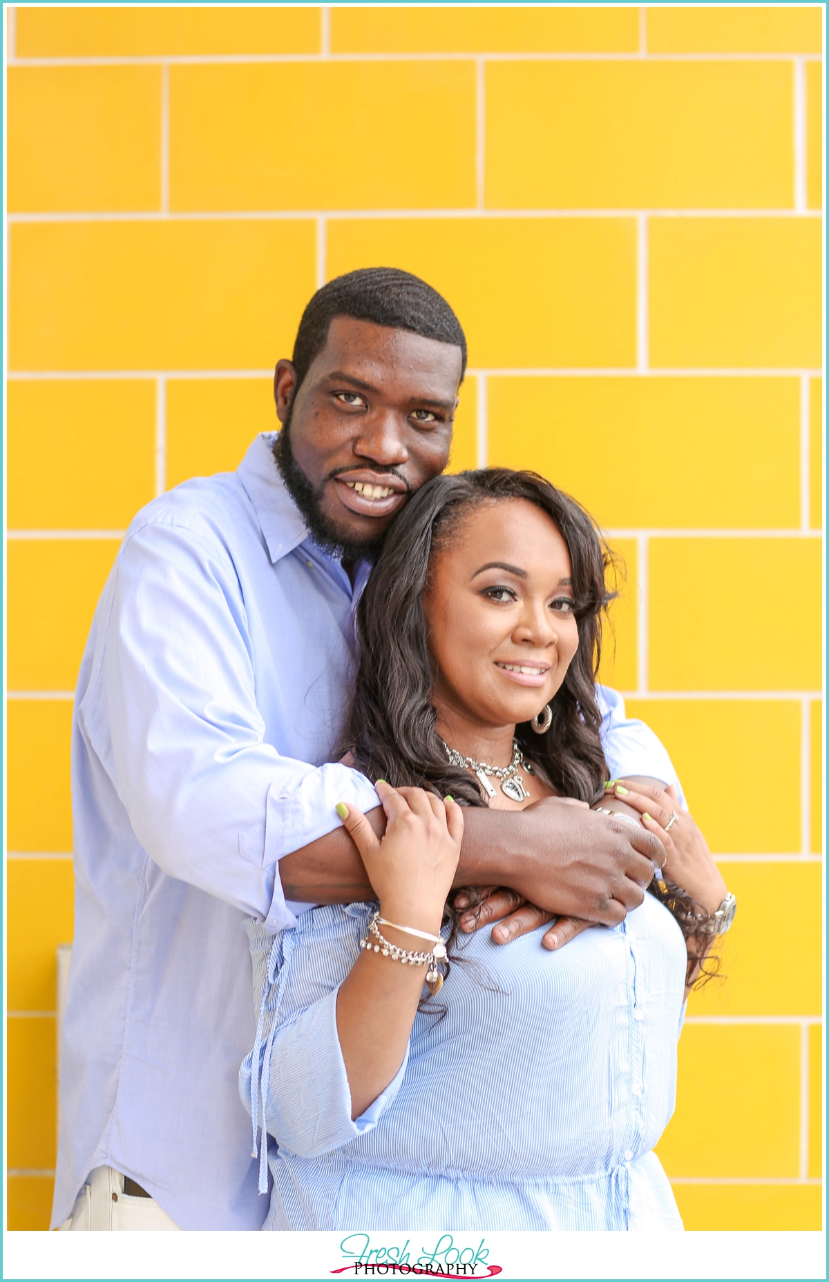 bright happy love engagement session