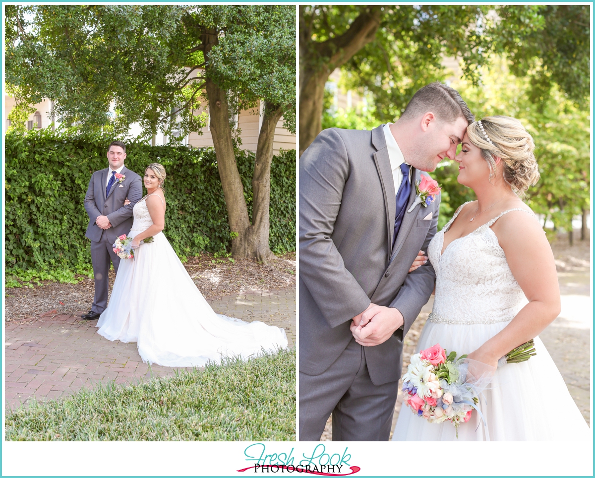 romantic Virginia Beach wedding photographer